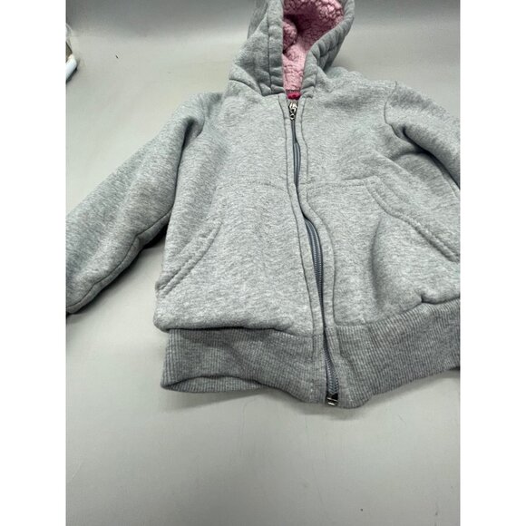 Cooney Island child's jacket zipper front ribbed sleeves and bottom gray  READ - Picture 3 of 7